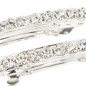 A pair of automatic hairpins